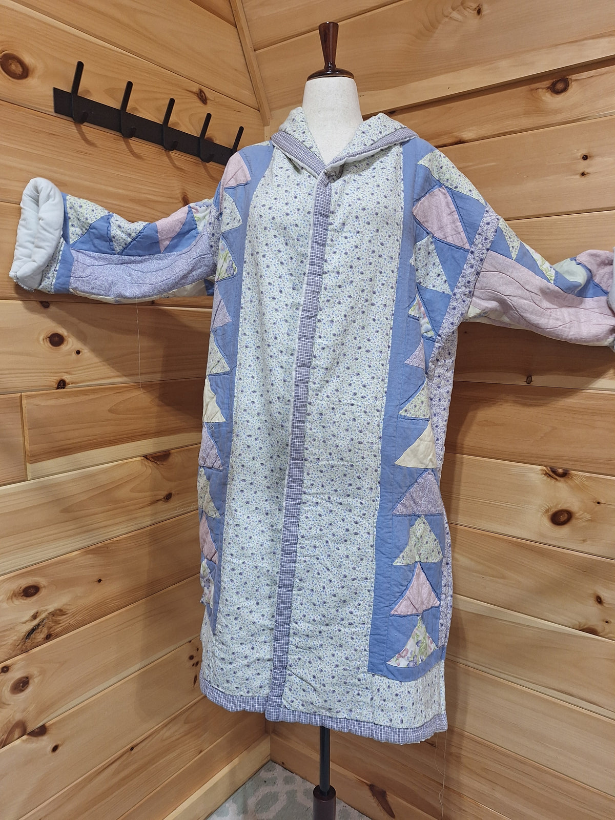 Flying goose vintage quilt oversized jacket