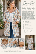 Upcycled Quilted Hooded Jacket