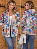 Hand-Sewn Vintage Patchwork Quilt Jacket